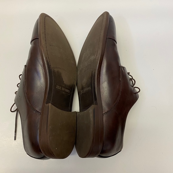 Call It Spring Brown Leather Loafer Dress Shoes - Picture 4 of 4